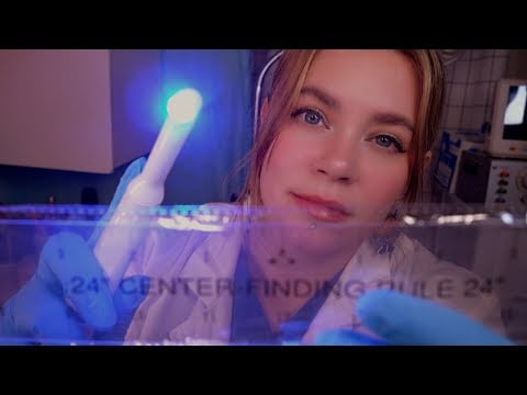 ASMR Measuring, Drawing On, & Scanning Your Ears | Medical Roleplay