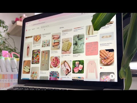 ASMR Scrolling Through Pinterest 🌸 Pure Clicky Whisper