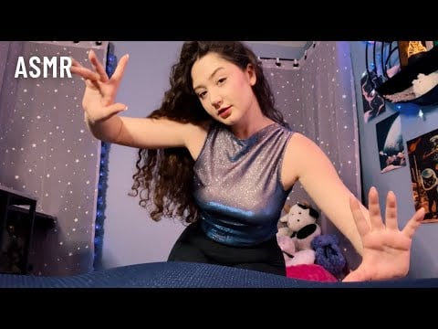 ASMR Experimental Hand Movements, Fast Visualizations & Mouth Sounds *Screen Tapping*