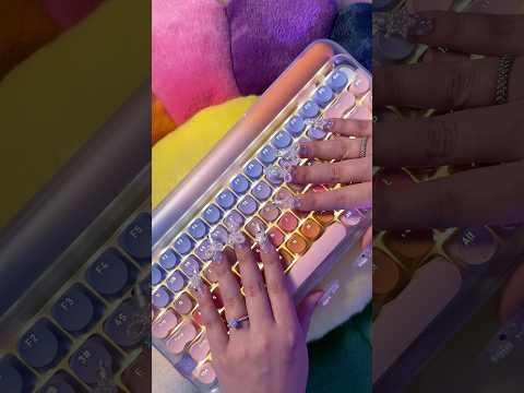 Lofree Keyboard Sound Test! ⌨️🎧🙂‍↕️💕 Use my discount code “asmrjade” #ASMR @Lofree