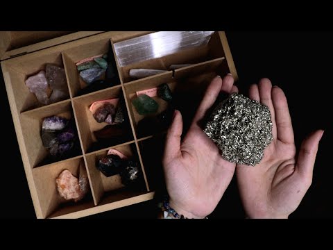 ASMR - Mostrando uma Coleção de Cristais e Suas Curiosidades 💎