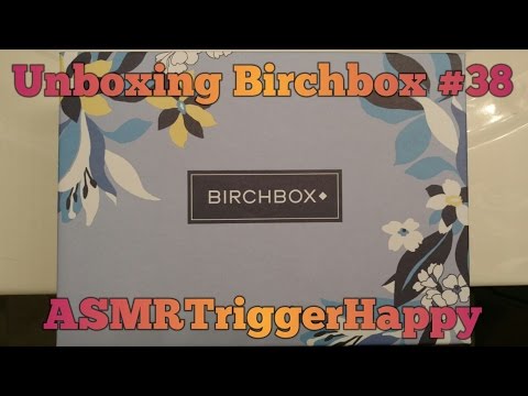 Unboxing Birchbox #38 (ASMR) (Binaural)
