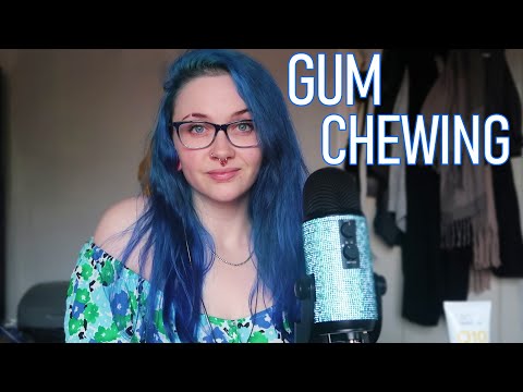 ASMR Gum Chewing, Hand Cream, Reading Through Grocery Receipt & Writing
