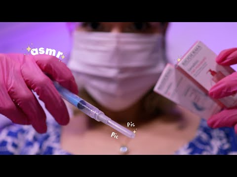 ASMR ROLEPLAY 👩🏼‍⚕️ | Dermatologista faz botox e preenchimento labial em você 🥰💉