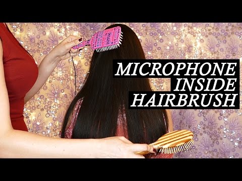 Hairbrush Microphones! Hair Brushing & Gentle Scalp Massage Sounds – ASMR Whispering