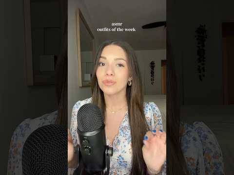 ASMR OUTFITS OF THE WEEK #asmr #voiceover #whispering #ootd