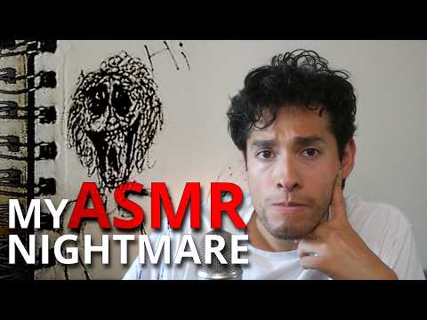 drawing the monster from my nightmare (asmr)