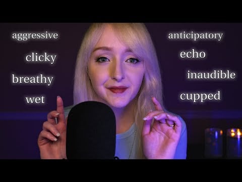 ASMR 20 Whisper Types | Which is Your Favorite? 1+Hr