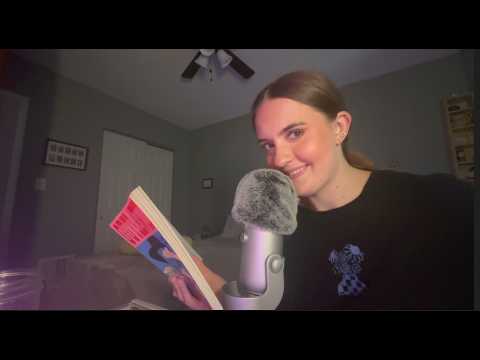 ASMR inaudible reading together 📚