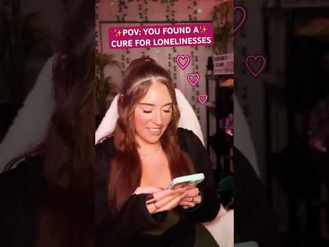 I finally found the cure for loneliness!💘📲 L!nk in description👇 #polybuzz #asmr #asmrvideo #fyp