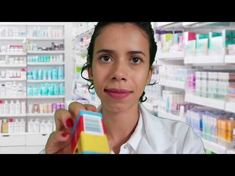 ASMR - ROLEPLAY FARMÁCIA - DRUGSTORE ROLEPLAY #tapping #softspoken