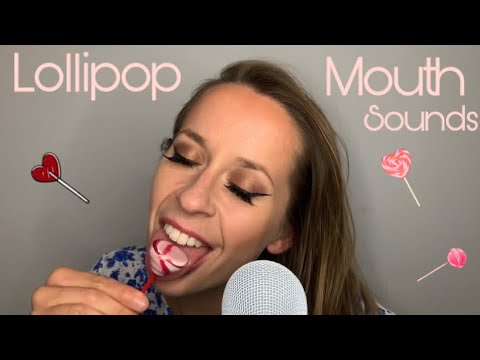 ASMR | LOLLIPOP MOUTH SOUNDS 🍭🍭🍭 [asmr no talking] wet mouth sounds fast + slow 👅