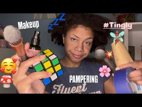 ASMR - Sibling Gets You Ready To Go Out Roleplay
