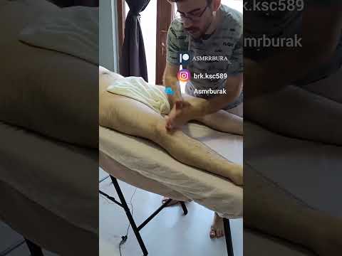 DEEP RELAXATION OF QUADRICEPS AFTER WORKOUT #satisfying #relaxing #asmr #shorts #massage