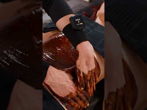 Warmth of chocolate and caring hands: the perfect full-body massage for Maria #relaxingmassage