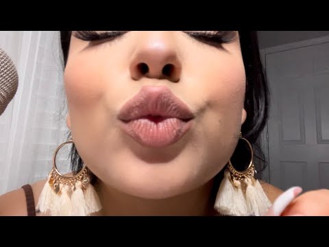 ASMR | Kisses To Help You Sleep (w/ hand movements)