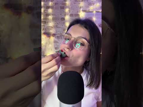 Strawberry eating ASMR #asmr #mukbang #strawberries #mouthsounds #eatingsounds