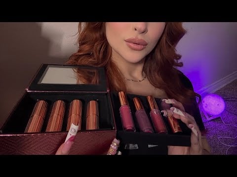 ASMR: Lipstick Consultation + Swatching Different Shades 👄 Roleplay 