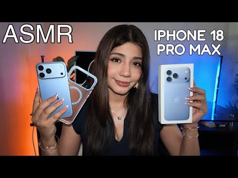 ASMR roleplay / VENDEDORA DE CELULARES Y TECNOLOGÍA + UNBOXING IPHONE 18 PRO MAX