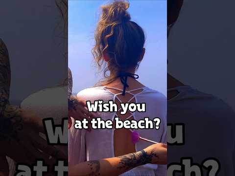 Light touch ASMR beach massage #asmrmassage #asmr #asmrsounds #realpersonasmr #relaxation #shorts