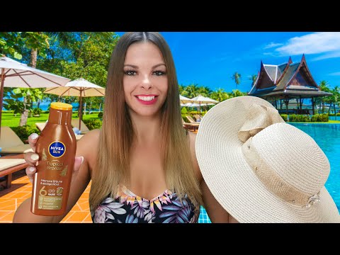 (Magyar ASMR) Relaxálás a tengerparton 🏖️ 🌴