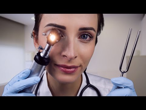 ASMR Roleplay: Ear Cleaning & Ear Exam (Soft Spoken & Whispering ASMR Hearing Test)