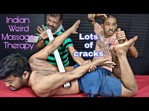 Fight Back With Asim Barber And Master Of Cracks | ASMR Indian Weird Massage Therapy