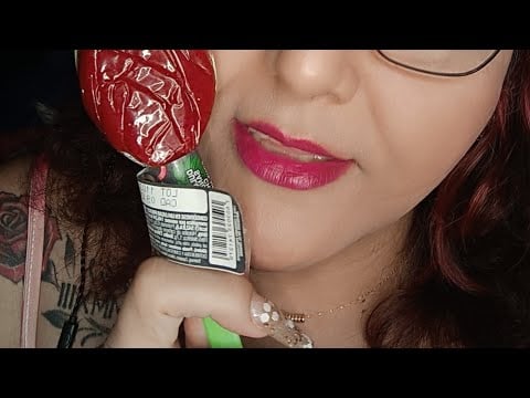 ASMR comiendo pulpa de tamarindo en cuchara 