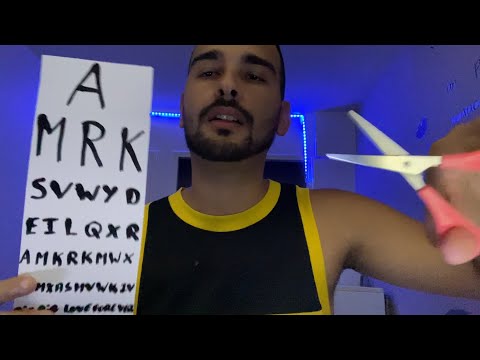 ASMR Fast Coiffeur Examen des yeux