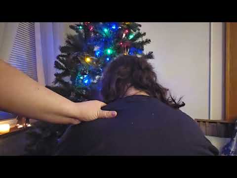 ⛸️ ASMR Back, Neck & Shoulders Massage w/Micro Attention 🤍