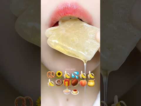 Compilation Yellow Emoji Food Asmr 🌻🍌⭐️ #asmr #mukbang #emojichallenges #satisfying #asmrsounds