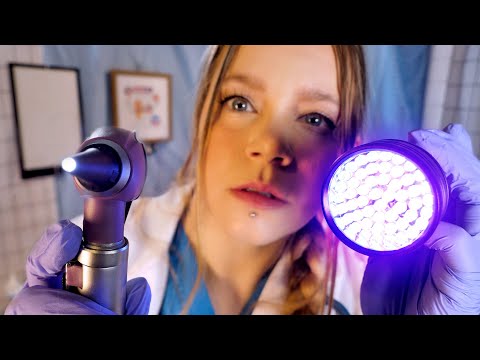 ASMR Eyes & Ears Exam | Examining Your Skin Breakout