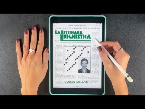 ASMR 📝 SETTIMANA ENIGMISTICA di NOVEMBRE (Whispering)