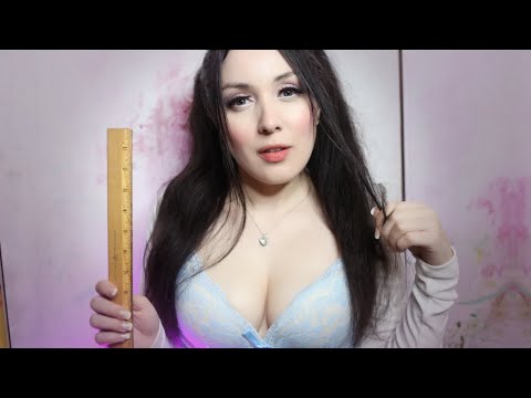 ASMR - Flirty Girl Measures You