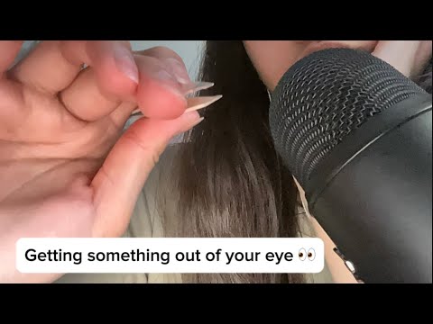 (3min) ~ASMR~ There’s something in your eye 👀