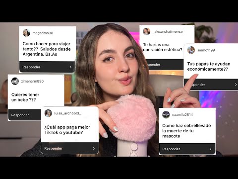 ASMR Susurros EXTRA cerca RESPONDO SUS PREGUNTAS 🫢