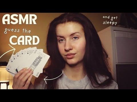 ASMR Guess The Random CARD ♠️♥️♣️♦️How many can you get? | whispered to make you sleepy 🥱😴