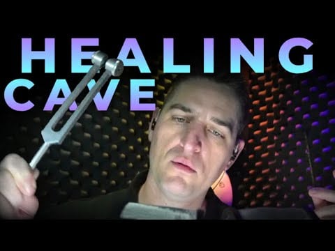 Healing Frequencies #ASMR Cave 🌊to Soothe Your Soul #SleepAid