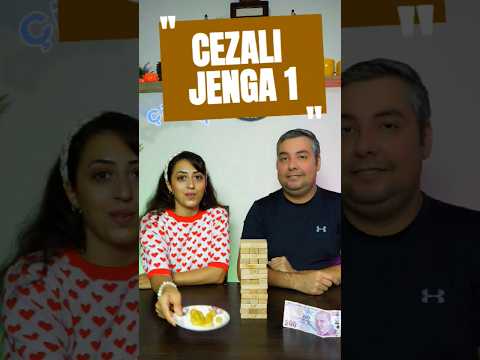 cezalı jenga oynadık #challenge #çift #funny #oyun #eğlence #cezalıchallenge