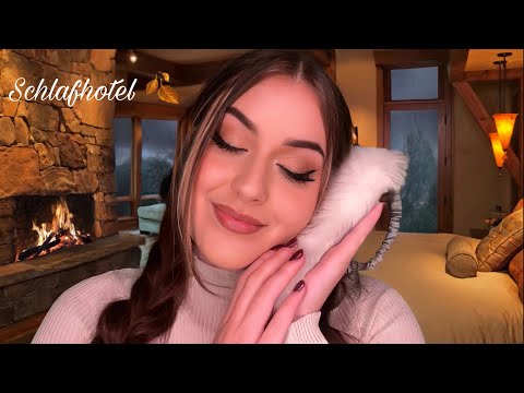 ASMR deutsch Dein Schlafhotel im Herbst🍂 Luxus Hotel Check In Roleplay with Spa Treatment| Autumn