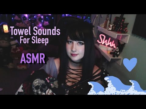 Brain Melting Towel Sounds ASMR | no talking