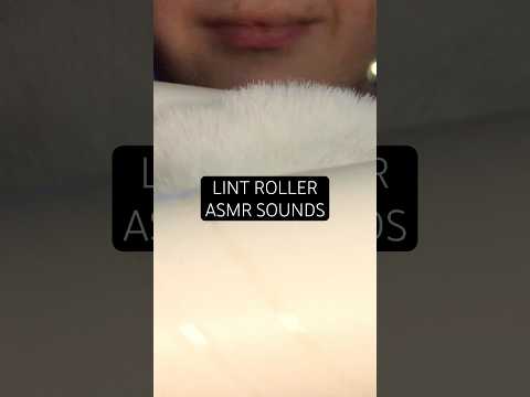 Lint roller sounds for deep sleep! 🤍 #asmr