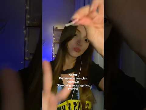 ASMR removendo energias negativas 🍃 #asmr #relax #visualtingle #asmrbrasil #tingles #relaxing