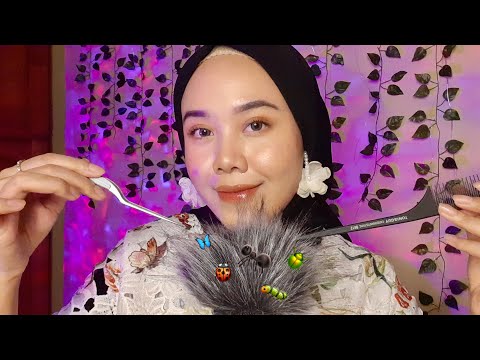 ASMR Bugs Searching & Plucking | Inaudible Whispers, Mouth Sounds 🐞😍