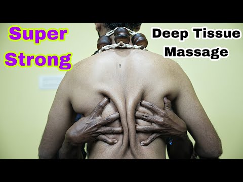 Super Strong Deep Tissue Massage For Body Pain Relief | Deep Tissue Body Massage ASMR