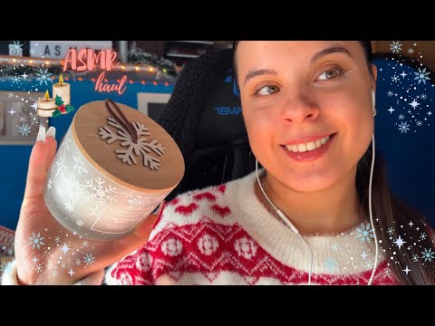 ASMR Vlog Pre-Nochebuena ~ Comprando Velas de Navidad + Unboxing 🕯️