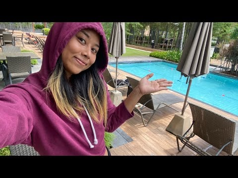 Public ASMR at the Pool - Lofi asmr