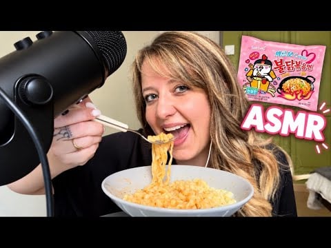 ASMR - Repas blabla (Nouilles buldak)🍝 