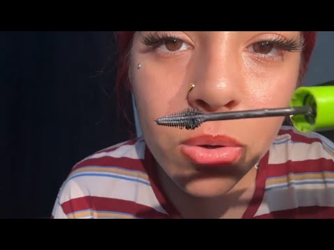 ASMR random triggers (spit painting)👄