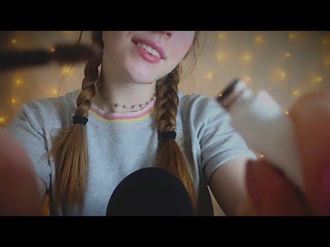 ASMR | Doing Your Makeup 🌻 (whispered personal attention & role play)